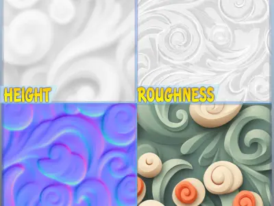 Stylized Ornaments Seamless Texture Texture