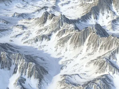 Landscape 84 Low-poly 3D model