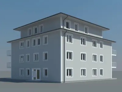 Condo Apartment Building 3D model