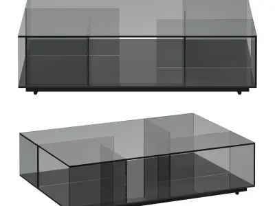 Labirinto Corner Table By Natuzzi 3D model