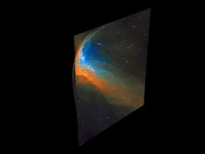 California Nebula 3D model