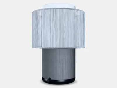 SYMFONISK Speaker lamp w Wi-Fi textile shade 1 Low-poly 3D model