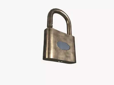 Door Lock Low-poly 3D model