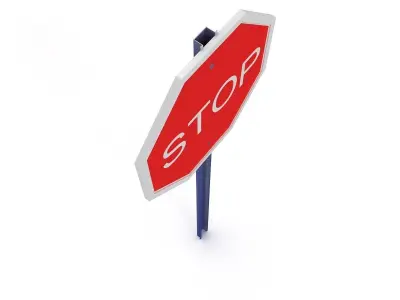 Stop Sign 3D model