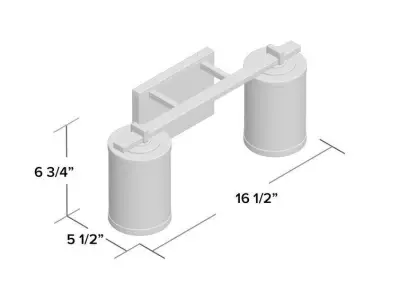 Kenyon Light Vanity Light Free 3D model