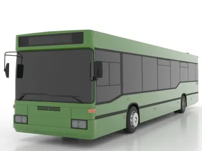 Mercedes-Benz O405NU Low Low-poly 3D model