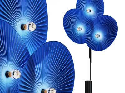 roche bobois unfold floor lamp 3D model