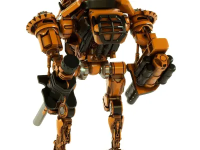 new robot 3D model