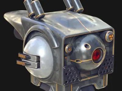 Sci-Fi Drone 3D model