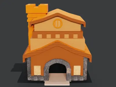 Town hall 3D model