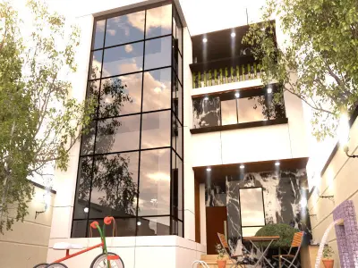 3D Model of a modern Villa collection with Unrivaled Detail 3D model