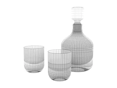 LSA Hector Carafe Set 3D model