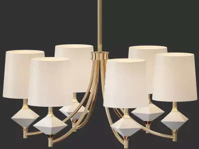 Robert Abbey Chandelier Lighting 3D model