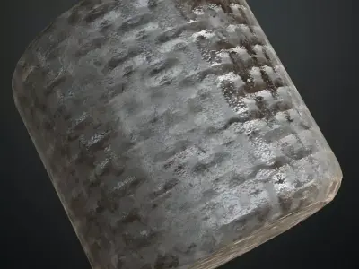 Diamond Metal Plate PBR Seamless Texture