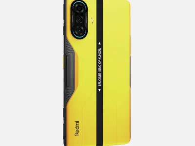 Xiaomi Redmi K40 Gaming Full Color 3D model