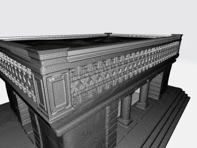 The palace of Maya 3D print model