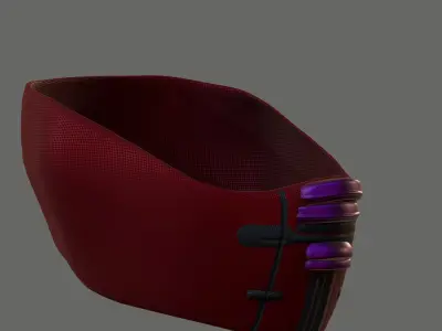Gas mask helmet 3d model scifi Low-poly  Low-poly 3D model 149