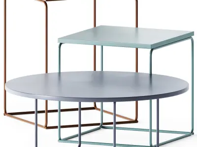 DL Umbra Coffee Table Set by Loehr 3D model