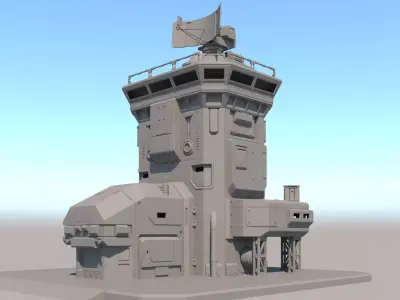 Modular Outpost 3D model