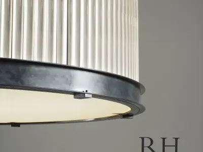 1920S ESSEX CRYSTAL ROD CHANDELIER 36 3D model