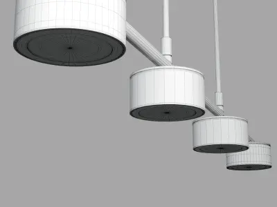 Clyde 4 MoodMaker Rail Light Low-poly 3D model