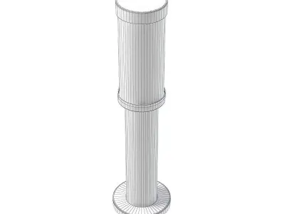 Standing Exterior Lamp 3D Model 3D model