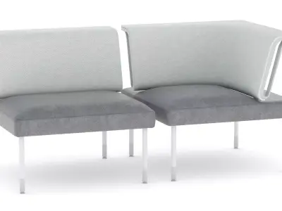 Herman Miller Workstation Public 2 3D model