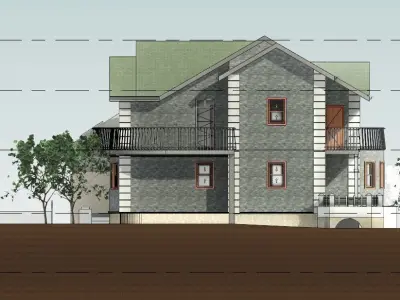 BIM VILLA 3D model