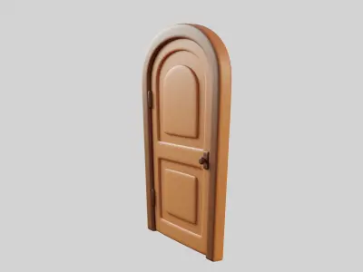 Cartoon Door 9b 3D model