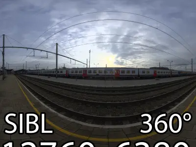 Train Station 3D model