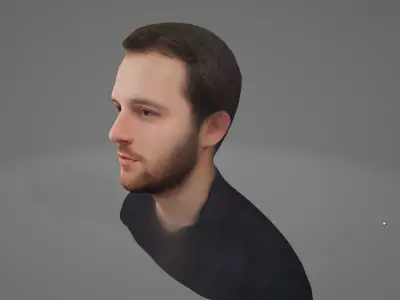 Character No 1  Not Rigged 3D model Low-poly 3D model