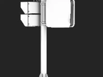 Traffic Lamp 3D model