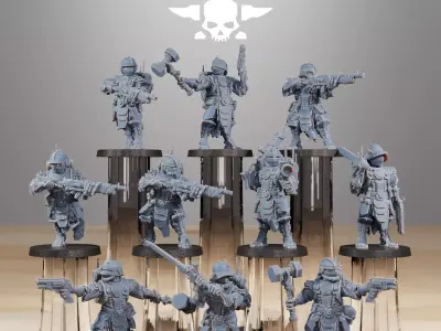 Frontliners Infantry 3D print model