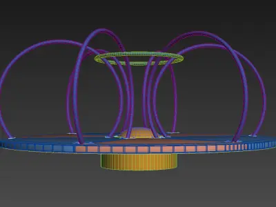 Playground Roundabout 3D model