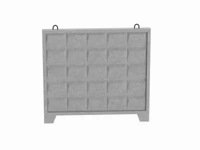 Concrete Wall  3D model