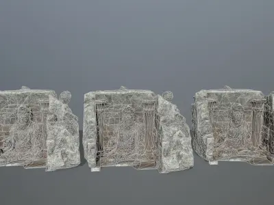 buda temple  Low-poly 3D model