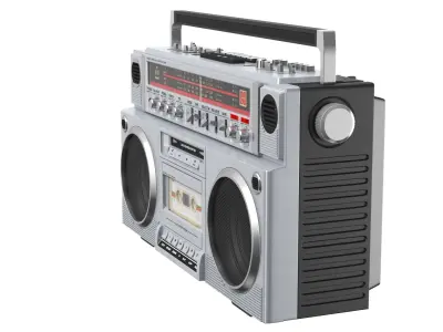  Retro Boombox Cassette Player 