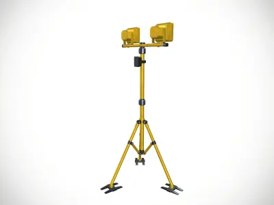 Construction spotlight 3D model