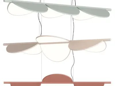 Almendra Linear Suspension 3 3D Model 3D model