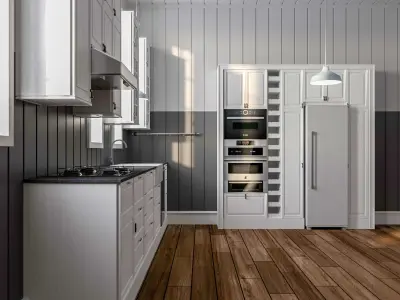 ikea sektion bodbyn kitchen 3D model