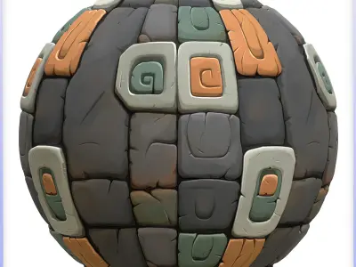 Stylized Floor Seamless Texture Texture 4