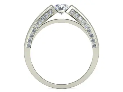 Women Ring  Render 3dm STL OBJ FBX Details 3D print model 341