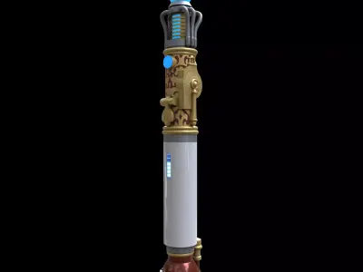 Trans Temportal Sonic Screwdriver 3D model