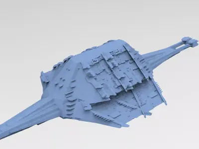 Colossal Mayan Tower 7  3D model