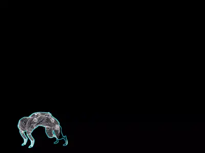 science fiction character 3D model