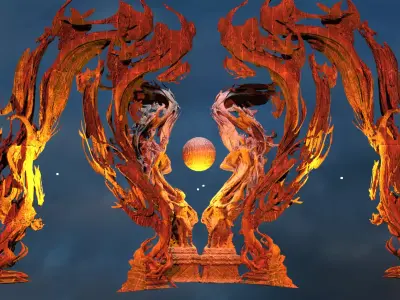 Dantes Ghost hourglass  3D model