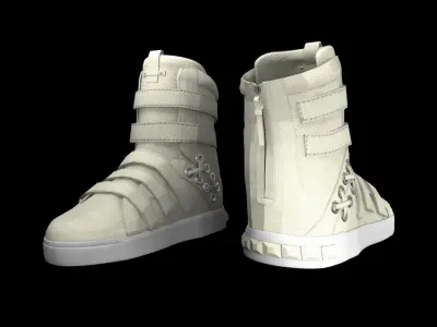 Pierre Balmain Shoes Men Low-poly 3D model