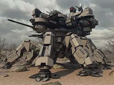 Creation kit and Mecha 3D model