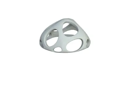 SciFi Cube Object No 52256 Low Poly Shape Low-poly 3D model