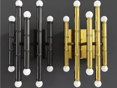 Meurice 5-Arm Wall Sconce 3D model